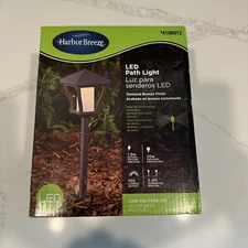 NEW Harbor Breeze Low Voltage LED Path Light Textured Bronze 3000K 100 Lumen