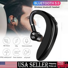 Wireless Bluetooth Headphone Handsfree Earphone Noise Reduce Earbud Mic Headset