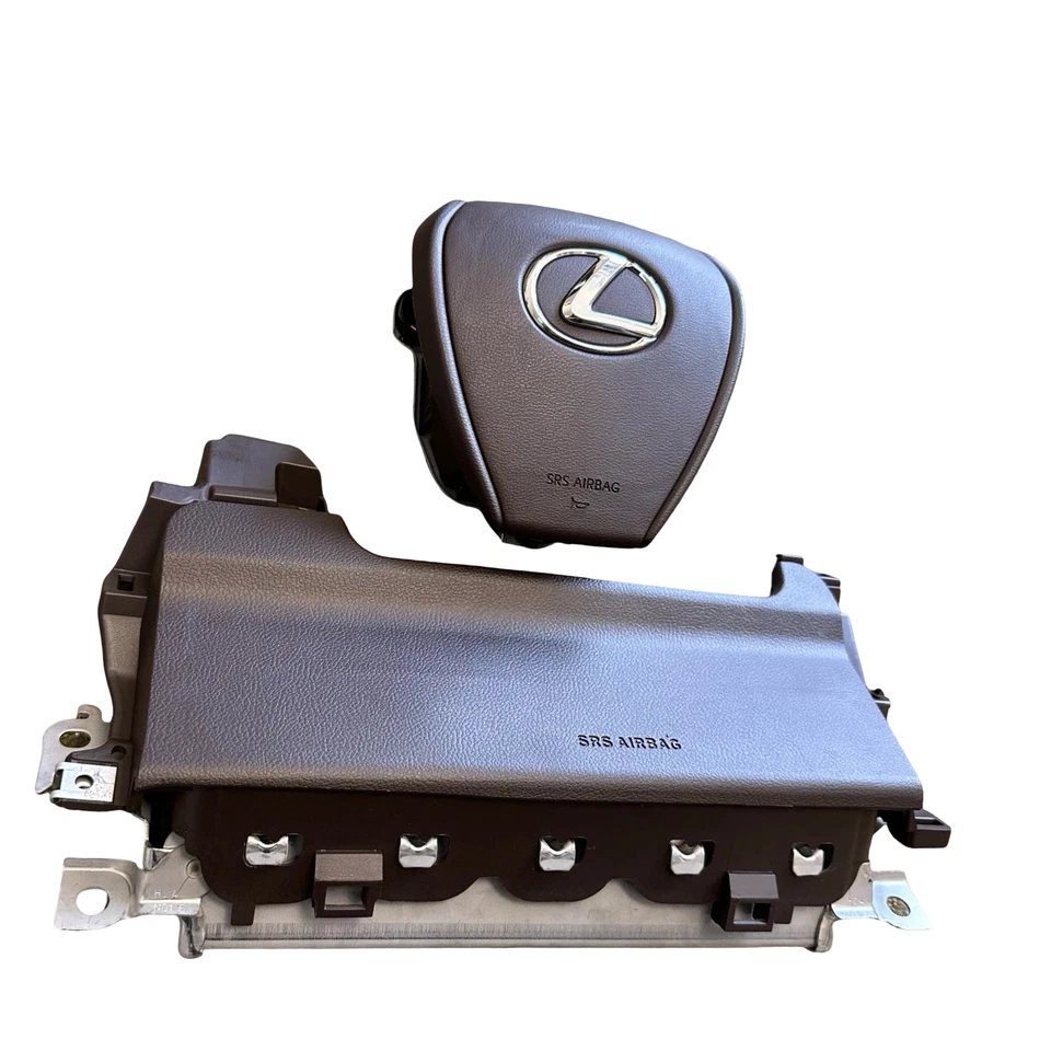 2022-2024 Lexus ES350/ ES300H/ ES250 DRIVER SIDE WHEEL & KNEE AIRBAG (RED) OEM Foto 2 de 4