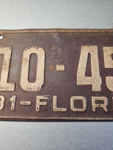 1931 Florida License Plate (Lot 1652) - Picture 3 of 7