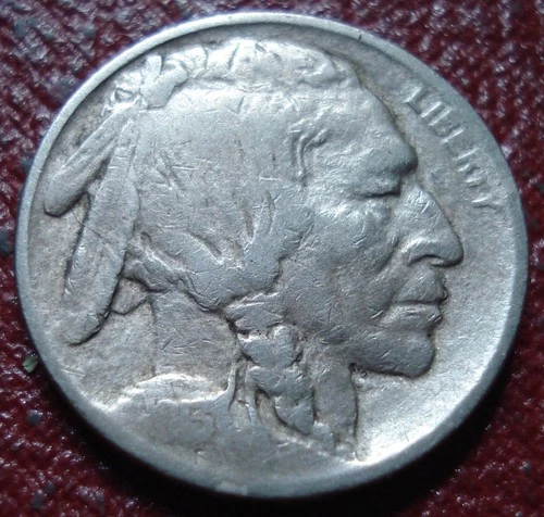 1913 TYPE 1 BUFFALO NICKEL IN VG-FINE CONDITION
