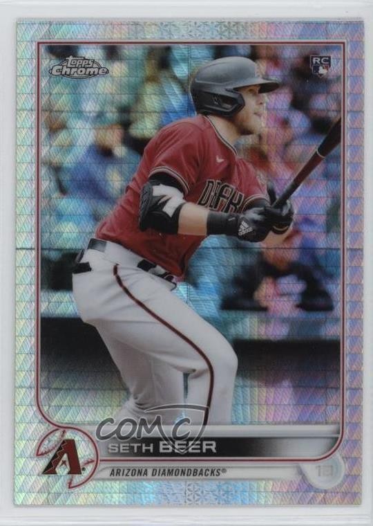 2022 Topps Chrome Prism Refractor Seth Beer #186 00jz