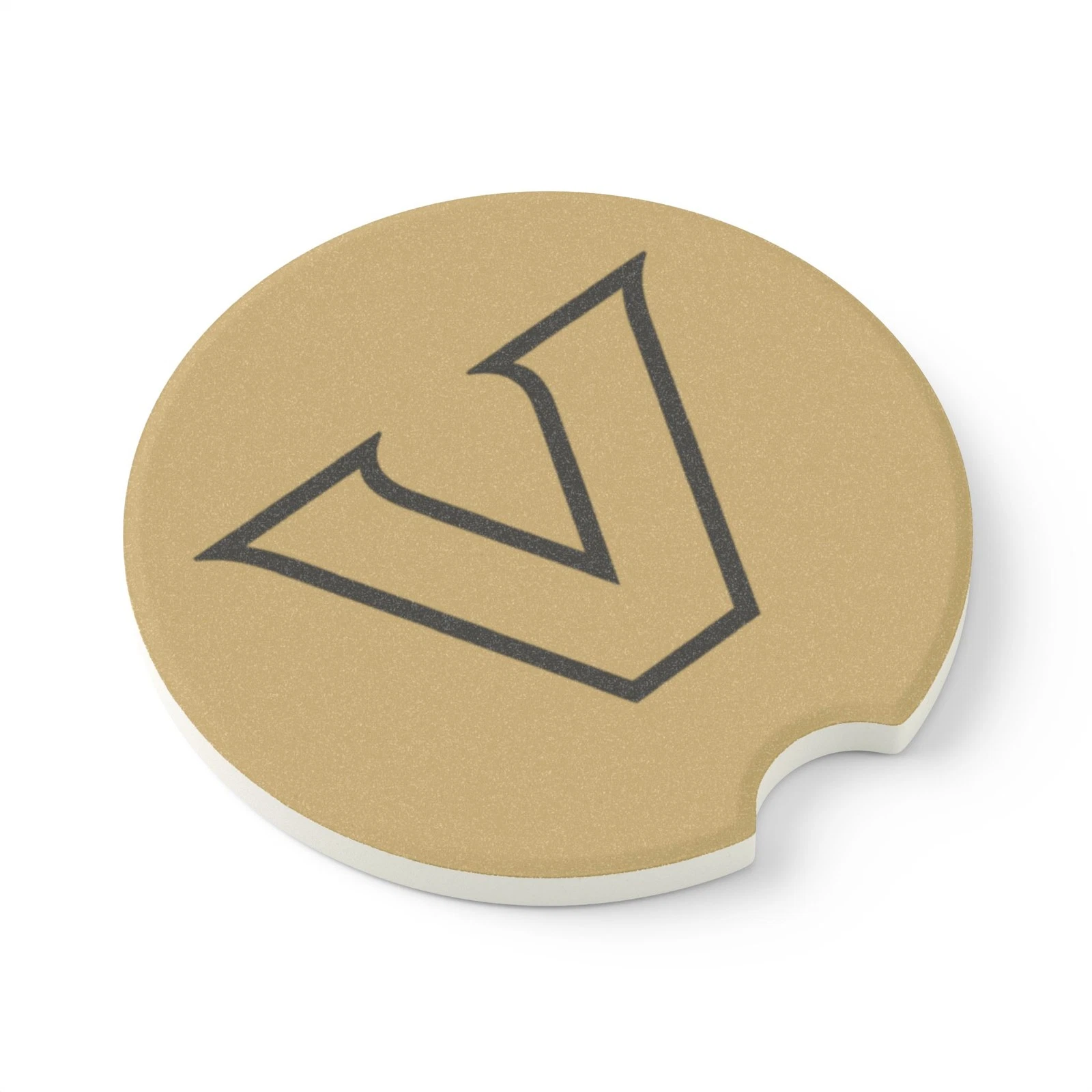 Vanderbilt Commodores Soapstone Car Coaster – NCAA Cup Holder Insert for Car