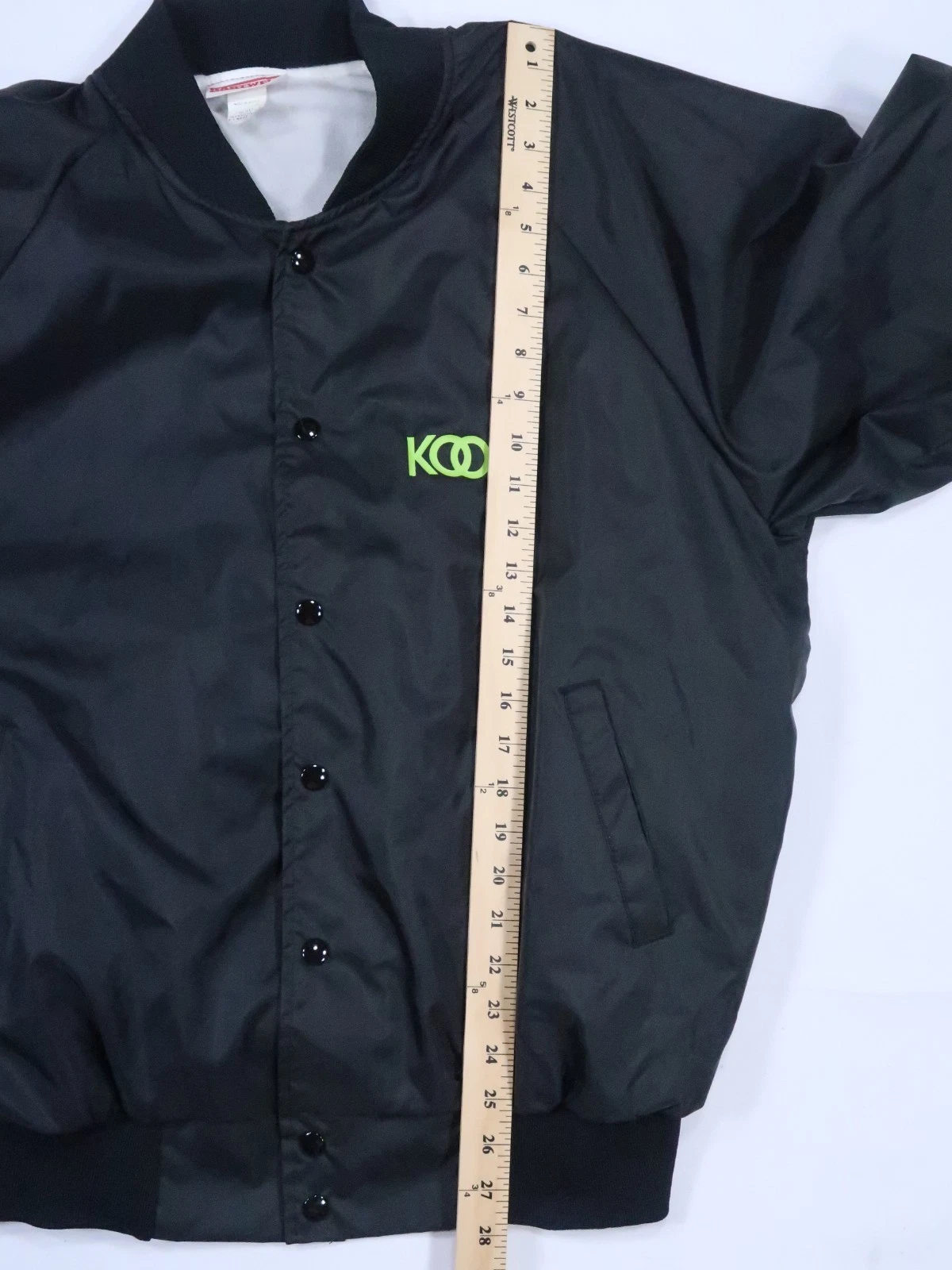 Hartwell sports kool menthol cigarette VTG 1980s 1990s satin bomber jacket XL - product detail image 14