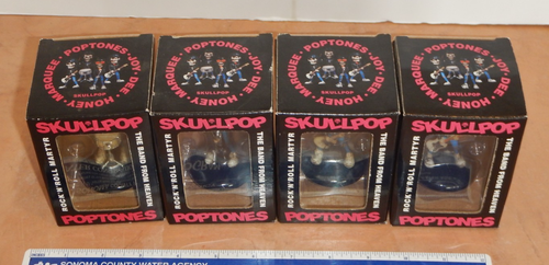 SELTENE ORIGINAL RAMONES SKULLPOP POPTONES - KOMPLETTER SATZ VON 4, NOS, NRFB - Bild 7 von 12