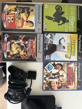 Sony PlayStation 2 Slim (PS2) Konsole + 2 Controller + 5 Spiele + Kabel