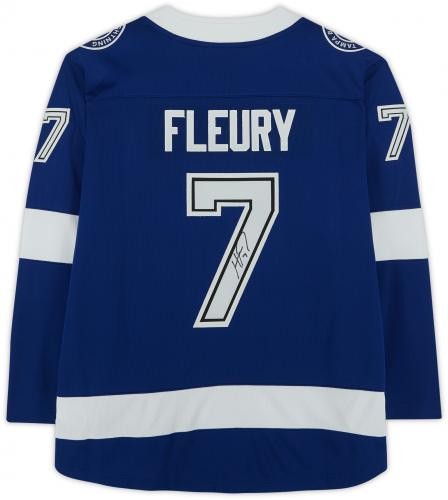 Haydn Fleury Tampa Bay Lightning Signed Blue Fanatics Breakaway Jersey - Picture 2 of 5