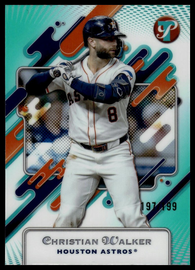 2025 Topps Pristine #184 Christian Walker Pristine Aqua Refractor #/199