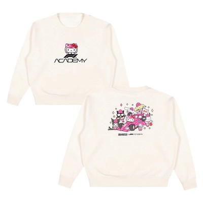 SALE!! F1 Academy x Hello Kitty Applique Crew Sweatshirt | eBay