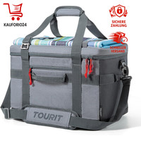 KüHltasche 32L Faltbar Isoliert Schwarz FüR Essen GeträNke Picknick Camping