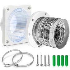 Magnetic Dryer Vent Coupling Strong 180 Degree White Seal