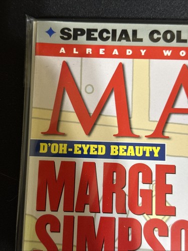 Marge Simpson Maxim Magazine April 2004 Simpsons Rare Centerfold Disney Fox - Picture 2 of 6