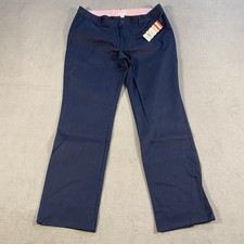 Cat  Jack Girls' Navy Blue Straight Fit Uniform Pants, Adjustable Waist,18 Plus