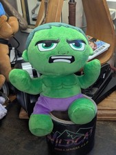 TY Marvel Incredible Hulk Green w/ Purple Shorts Plush Stuffed Toy 2023
