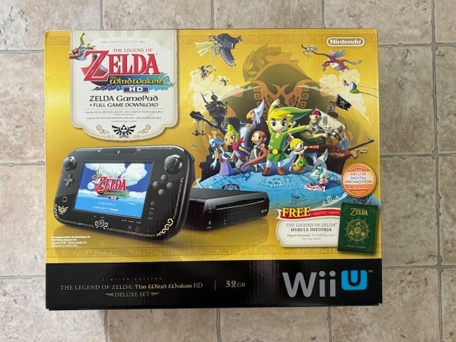 Wii U Zelda Wind Waker Edition Box Only