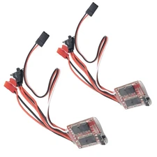 2PCS RC-30A Brushed ESC Electronic Speed Controller w/Brake for RC Car Boat Tank