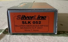 Tameo/Silverline SLK 052 McLaren Mercedes MP 4/22 Monaco G.P. 2007