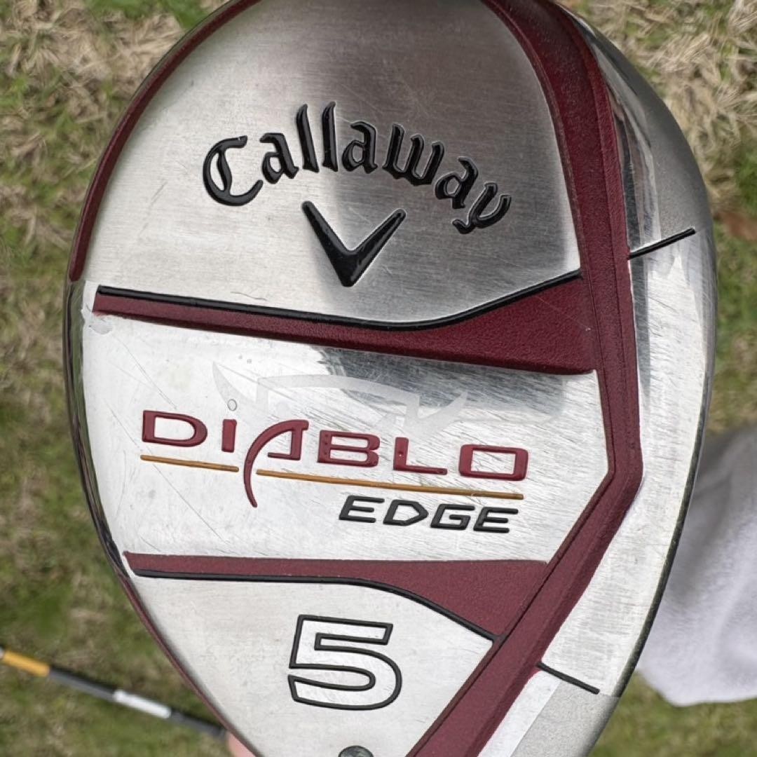 Used Callaway Diablo Edge Black Driver Golf Club with Head Shape Design