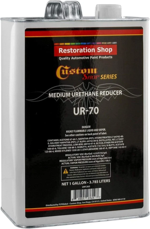 UR70 Medium Urethane Reducer - 1 Gallon for Professional Paint Projects - Image 2 of 2