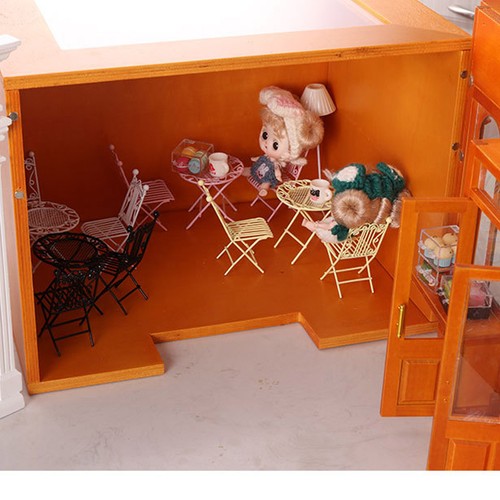 Dollhouse Box Miniaturel 1:12 House wooden European Room Box Empty Room DisplaFB - Picture 4 of 23