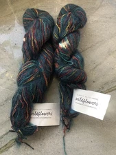 Classic Elite Yarns Wildflowers 2 skeins 100g rayon, cotton, mohair NWT #3262