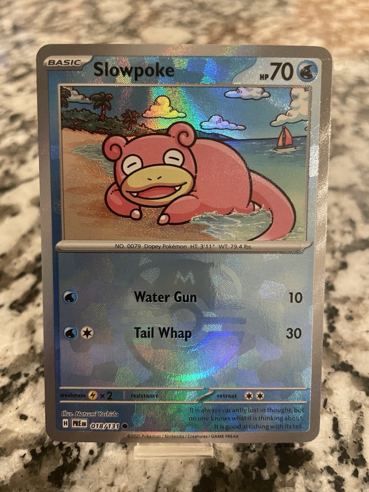 Slowpoke (Master Ball Pattern) 018/131 Sv: Prismatic Evolutions Holo