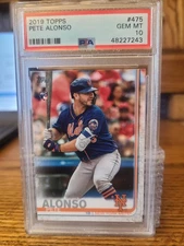 2019 Topps Pete Alonso (Batting) #475 PSA 10 GEM MT Rookie RC