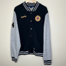 Superdry Vintage Letterman Bomber Jacket 2XL Mens Collegiate Varsity Sporty Snap