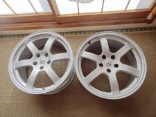 Nissan Genuine Option 350z Rays Front Wheels Rims 18in 8j30 5x114.3