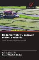 Kaveh Limoochi (U. A.) | Badanie Wp¿Ywu Ró¿Nych Metod Sadzenia | Taschenbuch