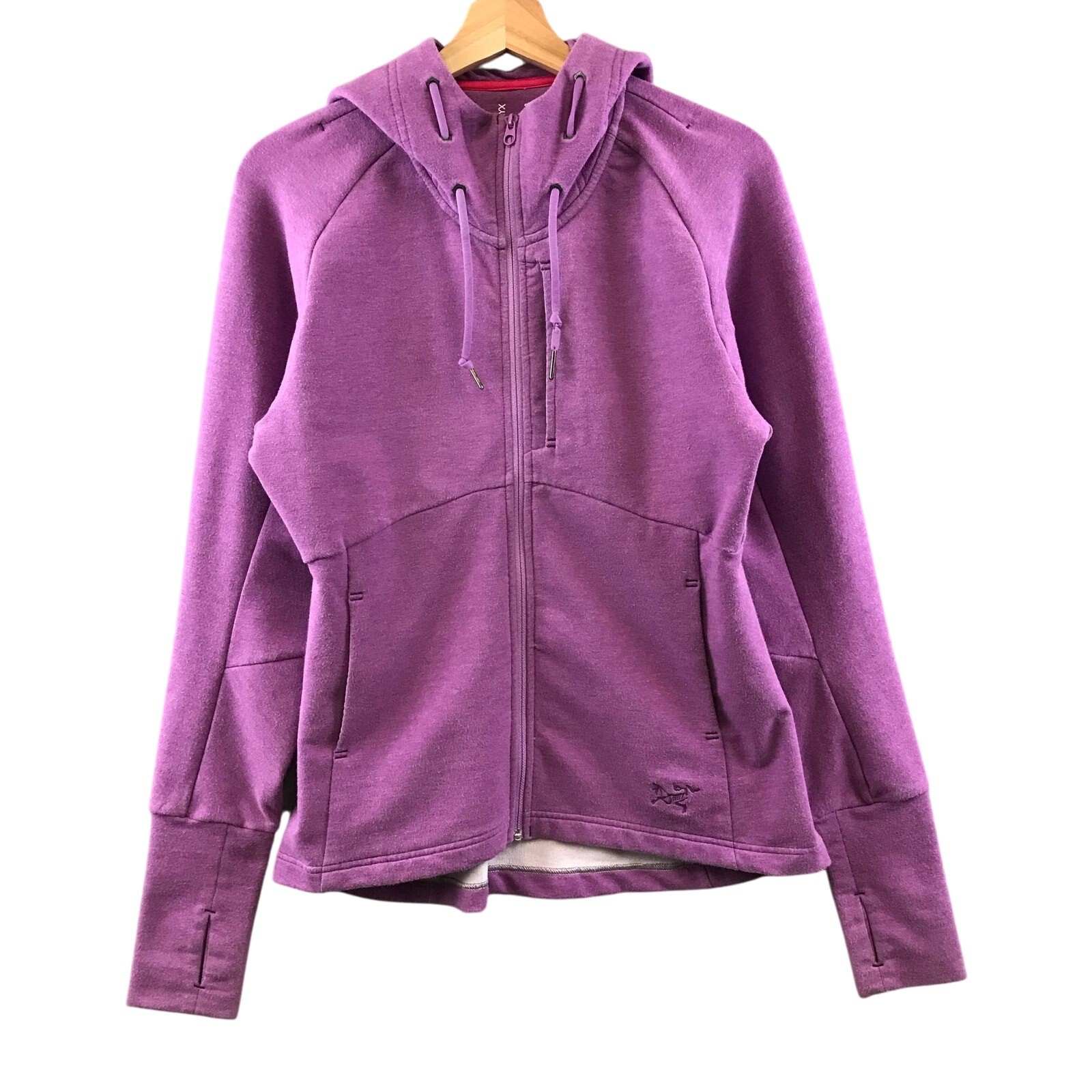 ARC'TERYX Arcteryx Felpa con Cappuccio e Zip Donna Rosa Taglia S
