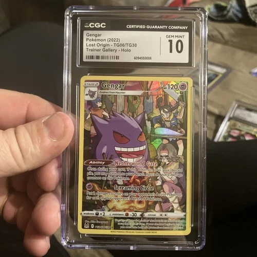 Gengar Pokémon 2022 Lost Origin TG06/TG30 Trainer Gallery CGC 10 Gem Mint TCG