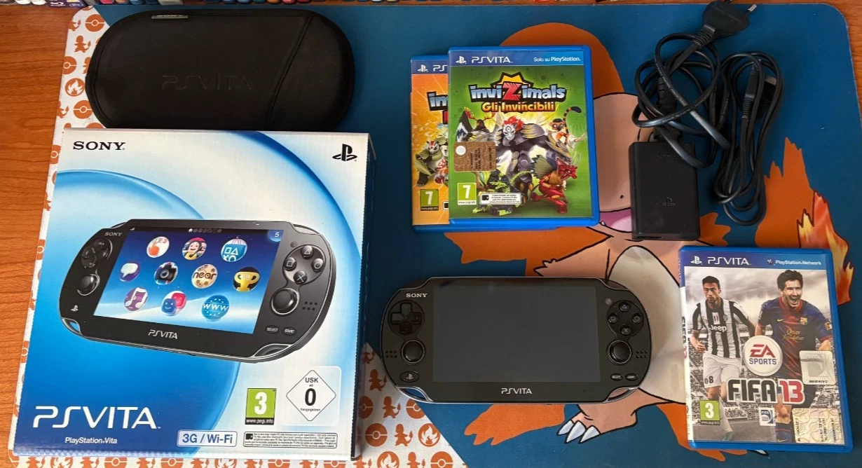 Sony PlayStation Vita 3G Wi-Fi (PCH-1104) - COMPLETA DI TUTTO + Memory Card 8GB viene aperta una nuova finestra o scheda