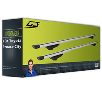 G3 Clop Airflow - DachträGer - Aluminium - FüR Toyota Proace City Typ BPZ NEU