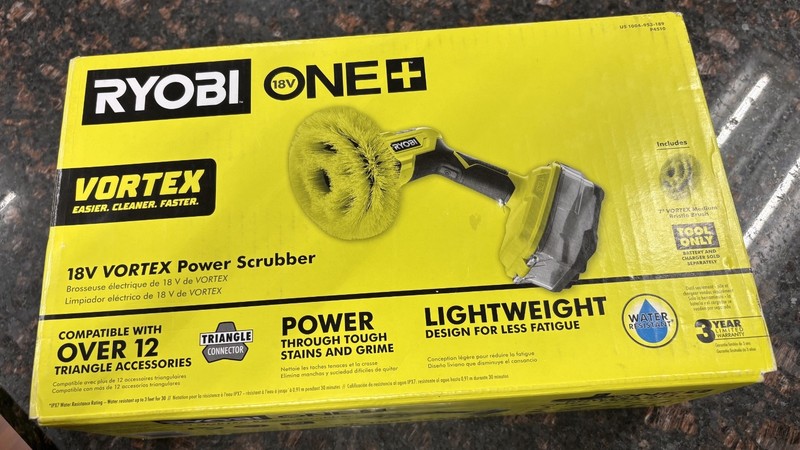Ryobi One+ 18V VORTEX Power Scrubber - Tool Only!