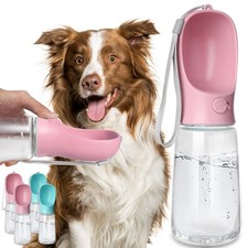 Kalimdor Dog Water Bottle, Leak Proof Portable Puppy Water Dispenser with Dri...