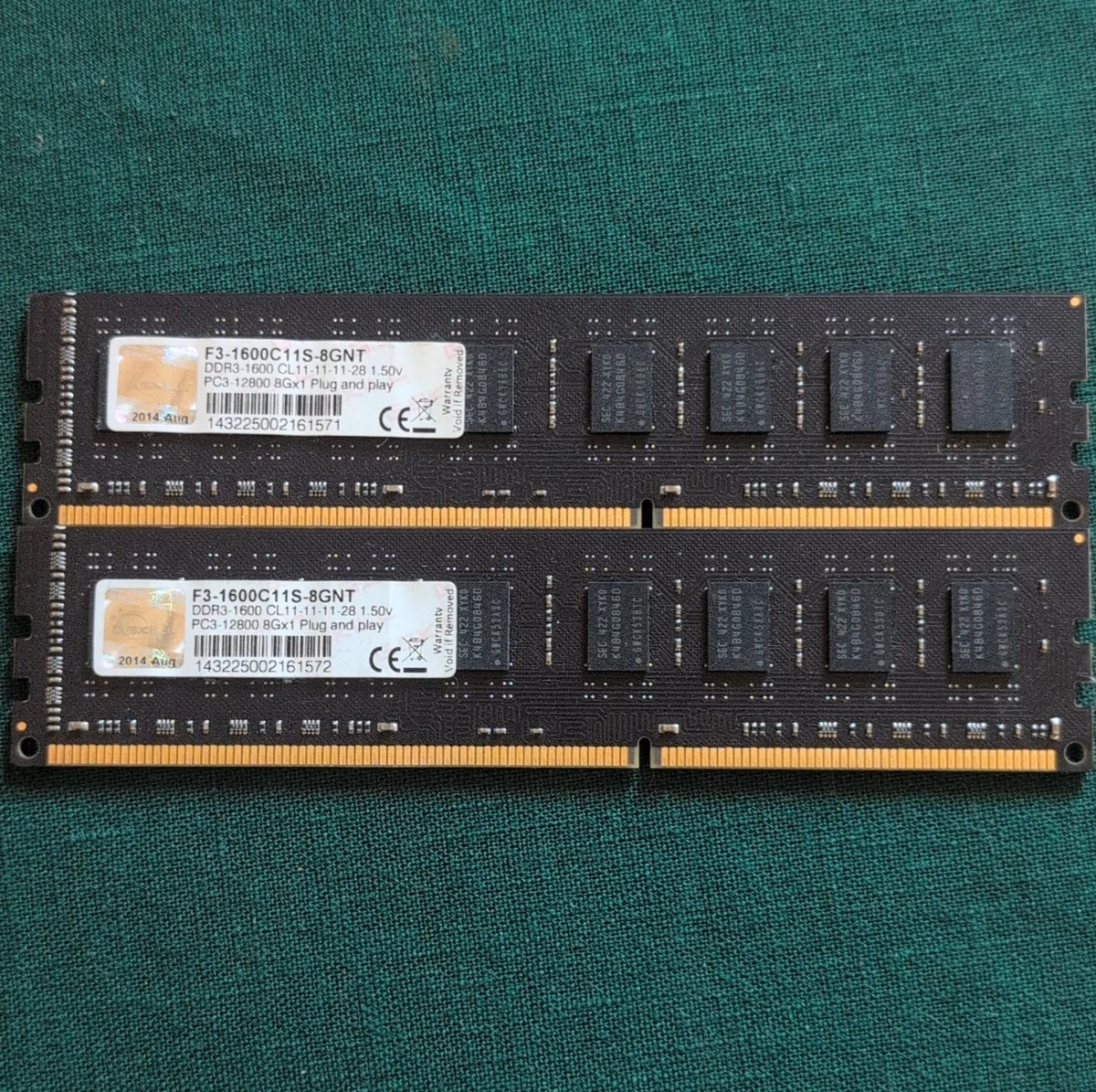 G. SKILL DDR3-1600 Computer RAM for sale | eBay