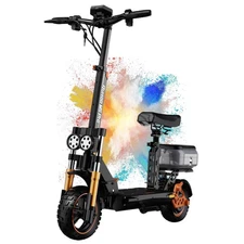 Ruitoo 1600W Electric Scooter for Adult with Seat Folding Fast E-Scooter 34MPH