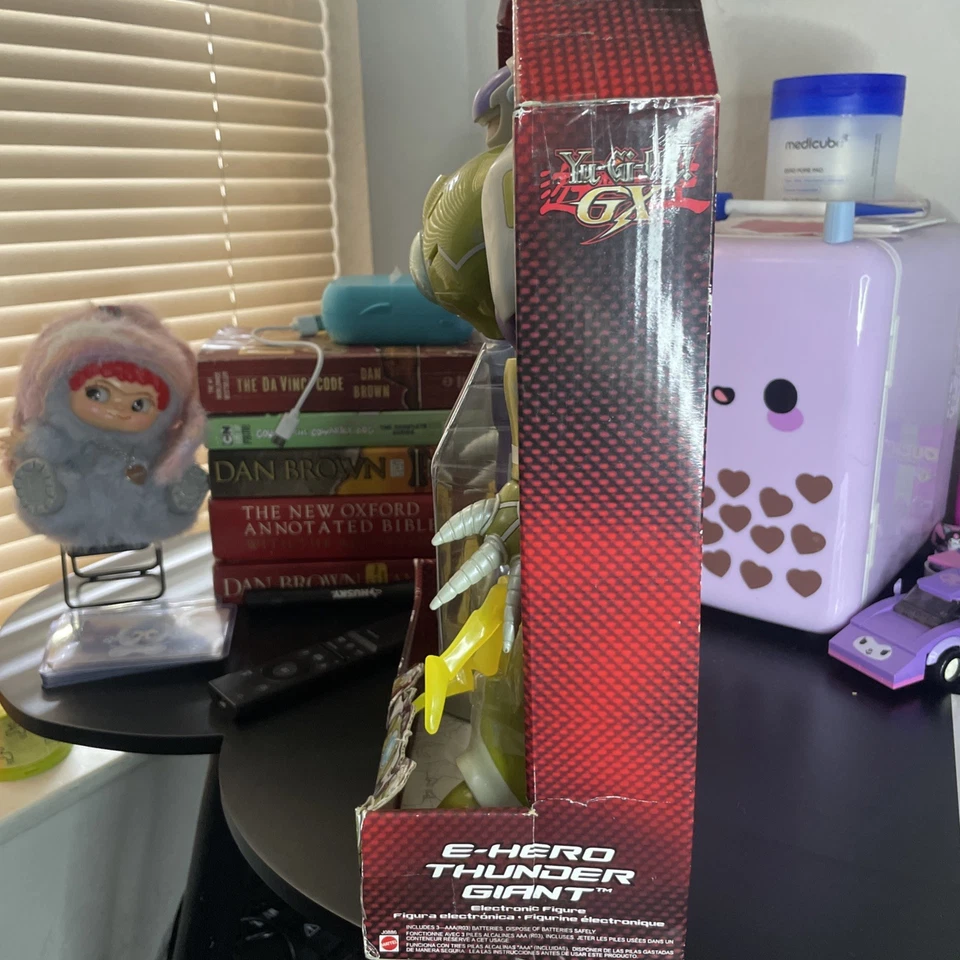 Yu-Gi-Oh Elemental Hero Thunder Giant Figure VTG 2006 Mattel Extremely Rare!! - Image 2 of 4