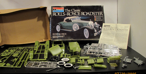 Rolls-Royce Roadster Monogram 1/24 Scale Rare Plastic Car Kit Open Box COMPLETE - Picture 7 of 7