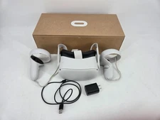 Meta Oculus Quest 2 128GB Advanced All In One VR Headset W Controllers And Wires