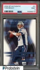 #4 2004 SP Authentic #51 Tom Brady New England Patriots PSA 9 MINT