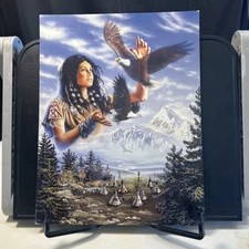 LEANIN’ TREE COLLECTORS CARDS 1997 “EAGLE MAIDEN SPRING” DAVID PENFOUND SIGNED