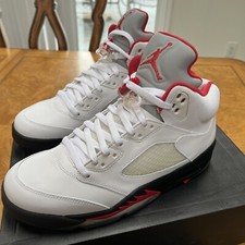 Size 10 - Jordan 5 Retro Fire Red 2013 136027 100 New