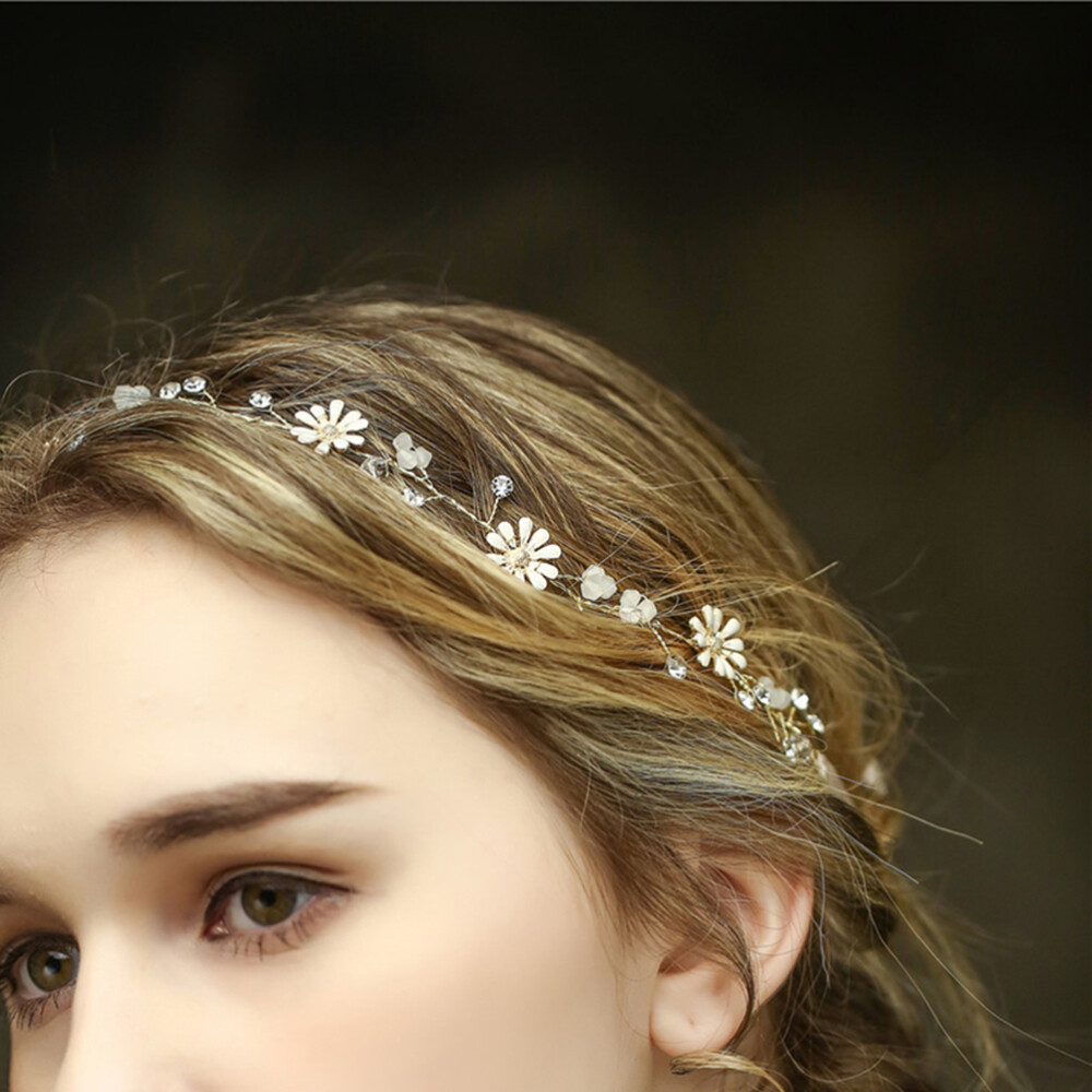Wedding Hair Vine Headband Bridal Elegant Hair Band Headpiece Headwear