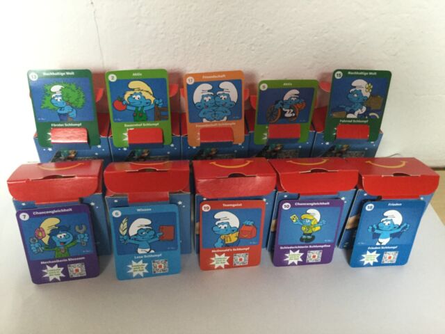 10 Schlümpfe McDonald's Happy Meal Schlümpfe Schleich 2 5 6 7 10 13 15 17 10 Schlümpfe McDonald's Happy Meal Schlümpfe Schleich 2 5 6 7 10 13 15 17