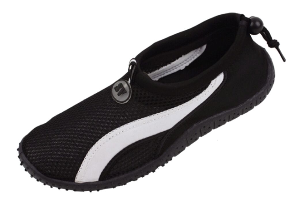 Mens Slip On Water Aqua Shoes Socks Black Blue Gray Green Sizes 7 8 9 ...