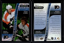 2023-24 Upper Deck Synergy Synergistic Duos Green Clarke Konecny /399