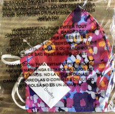 Vera Bradley Non-Medical Cotton Face MASK Covering IMPRESSIONISTA New NWT SEALED