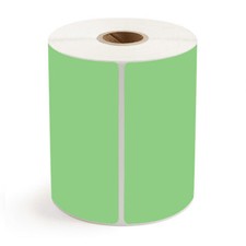Green 4"x6" Direct Thermal Shipping Label 250/Roll For Zebra Eltron LP2844 ZP450